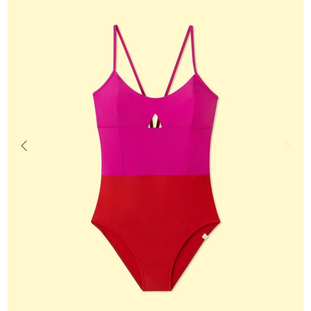 NEW Summersalt Swan Dive in Hibiscus & Lava